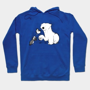 Polar Bear and Puffins Hoodie